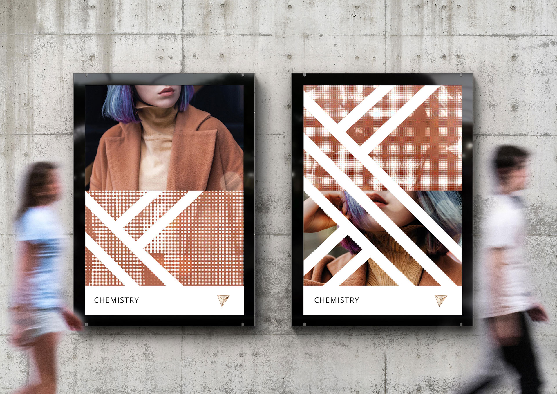 Graphic design project poster mockups from Stephen Francis Atelier Design Studio, showcasing brand identity and creative consultancy work